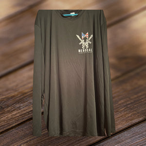 Dry Fit T-Shirt - Long Sleeve - Black Merica Shirt