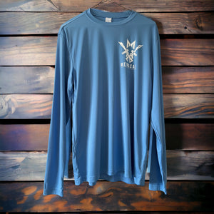 Dry Fit T- Shirt Long Sleeve Sky Blue