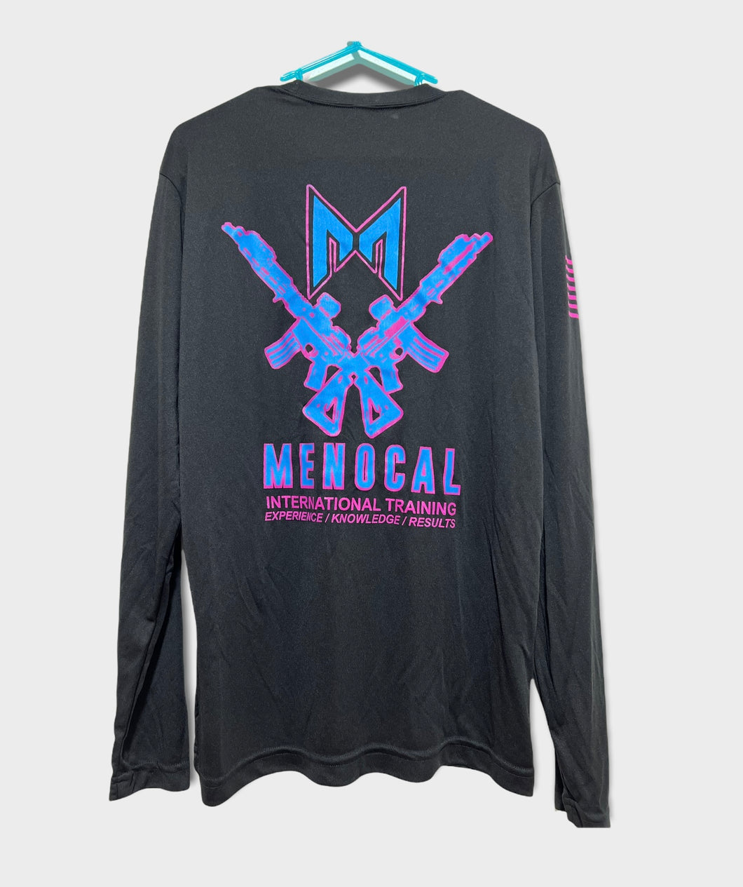 Dry Fit T-Shirt - Long Sleeve - Black- Miami Vice