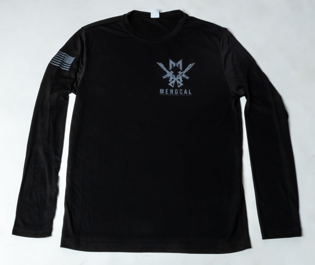 Dry Fit T-Shirt - Long Sleeve - Black